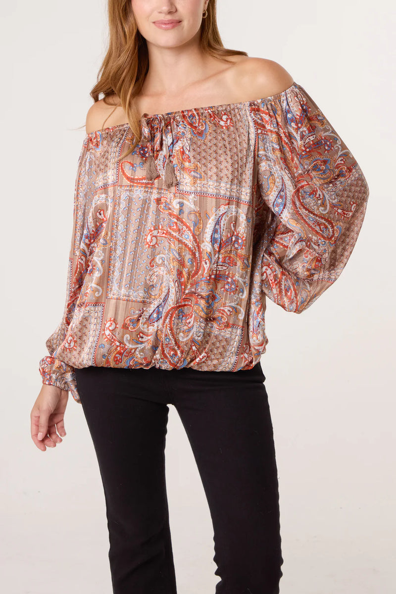 Paige Paisley Blouse - More Sizes & Colours Available