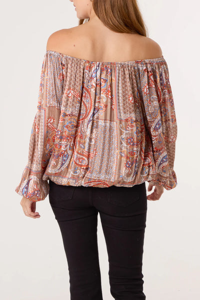 Paige Paisley Blouse - More Sizes & Colours Available
