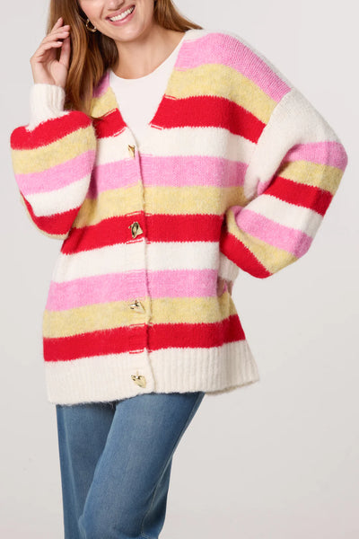 Bethan Bold Stripes Cardigan - More Colours Available