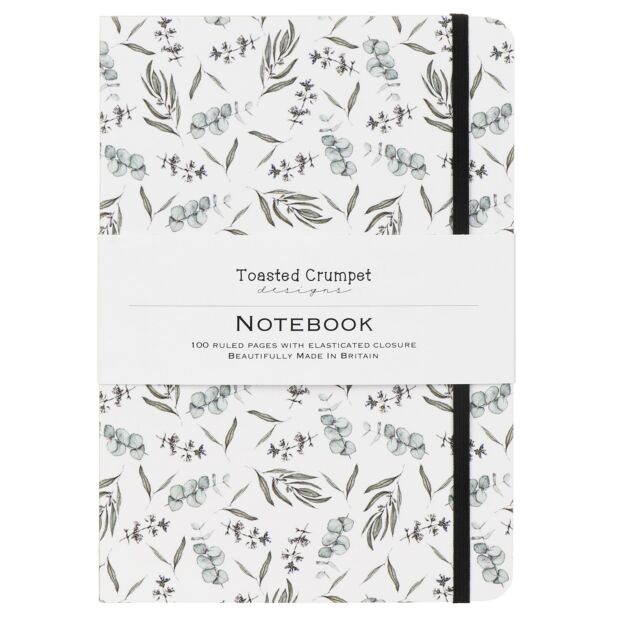 Eucalyptus Pure A5 Lined Notebook
