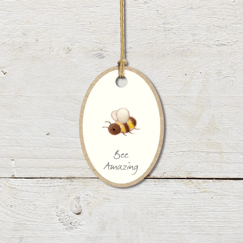 Bee Amazing Wooden Plaque