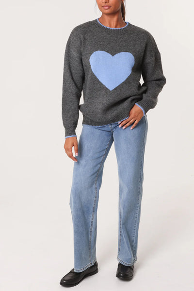 Hilary Heart Jumper - More Colours Available