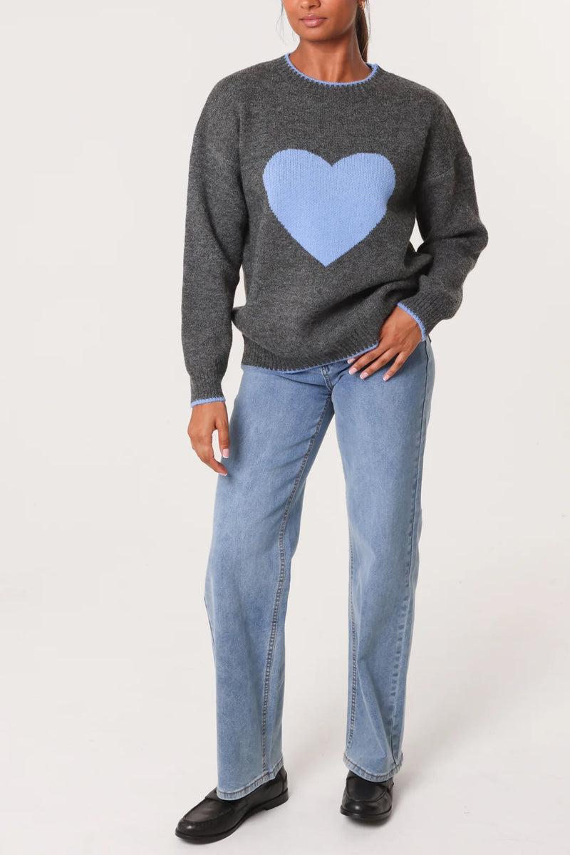 Hilary Heart Jumper - More Colours Available
