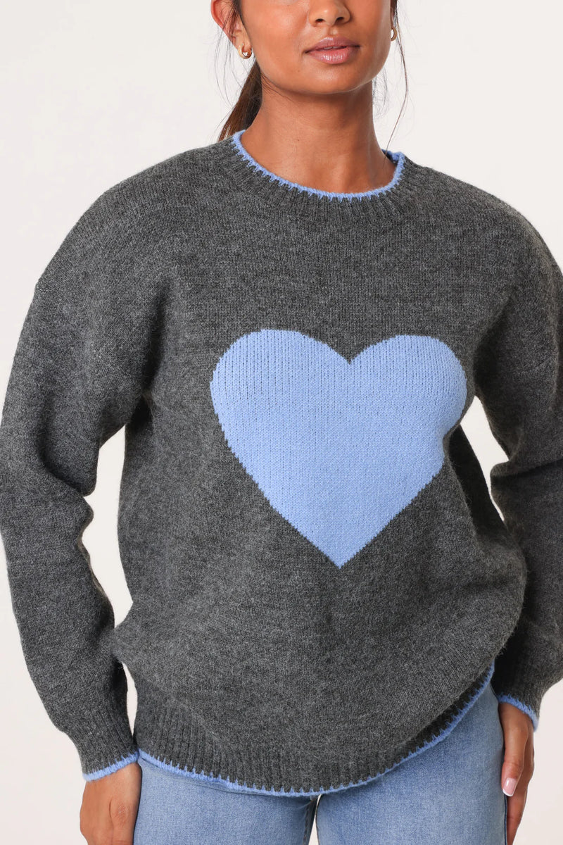 Hilary Heart Jumper - More Colours Available