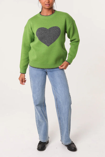 Hilary Heart Jumper - More Colours Available