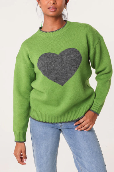 Hilary Heart Jumper - More Colours Available