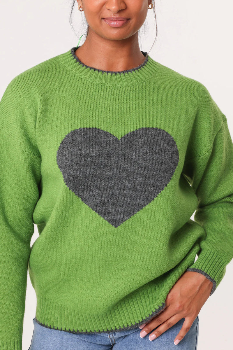Hilary Heart Jumper - More Colours Available