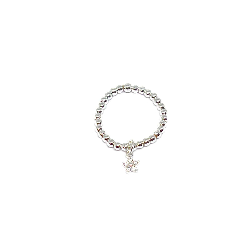 Rachel Silver Star Charm Ring