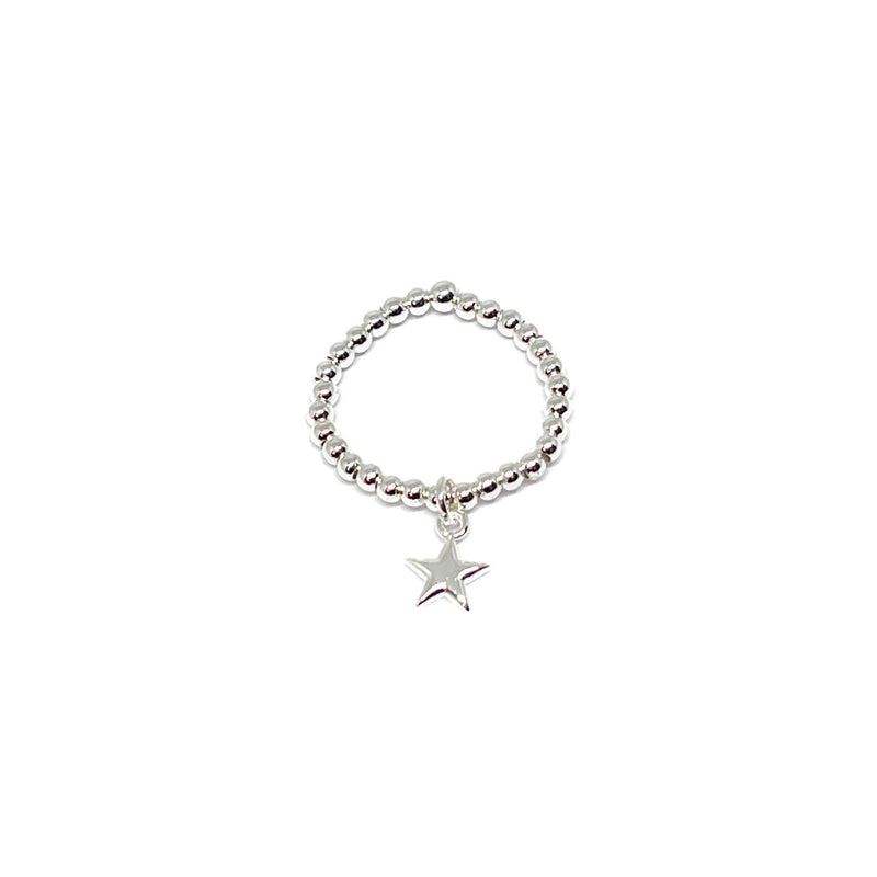 Rachel Star Plain Charm Ring