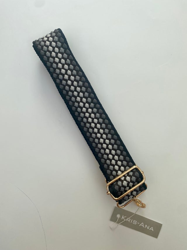 Black Spots Bag Strap