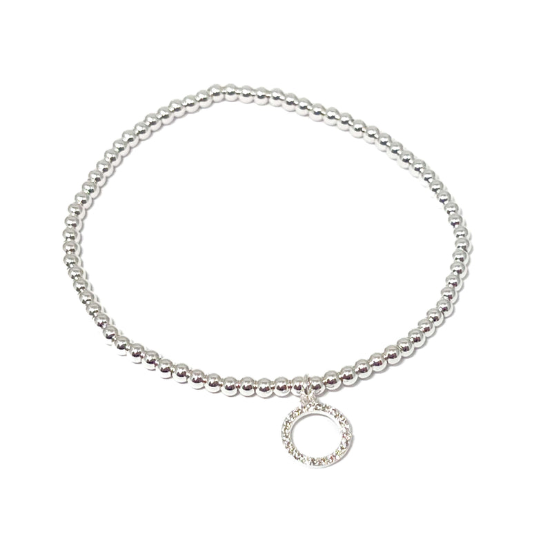 Sadira Circle Silver Bracelet
