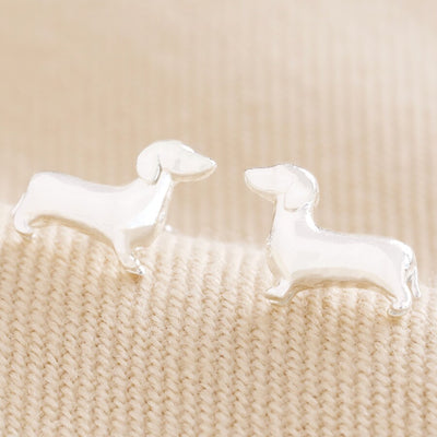 Sausage Dog Stud Earrings