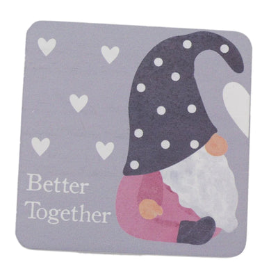 Gonk Love Set Of Two Coasters