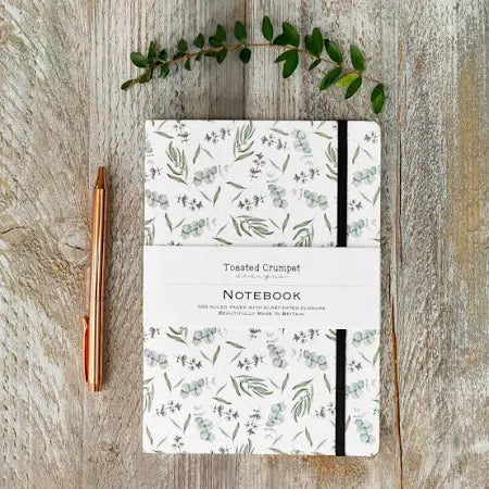 Eucalyptus Pure A5 Lined Notebook