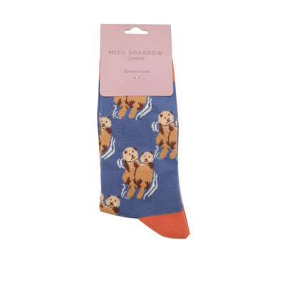 Otters Denim Bamboo Socks