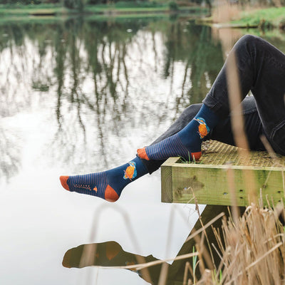 'The Kingfisher' Men's Bamboo Socks