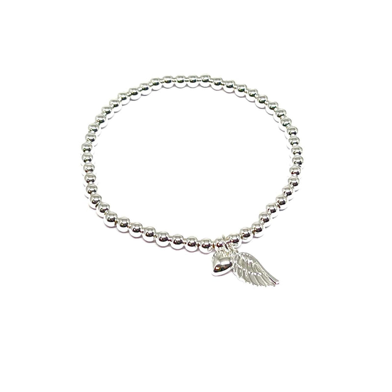 Sophia Angel Wing Silver Bracelet