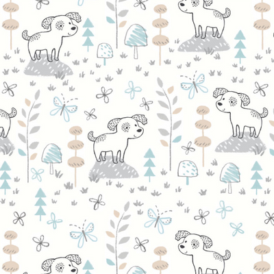 Sparky Puppy Cotton Swaddle