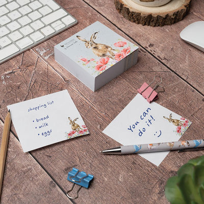 'Field Of Flowers' Hare Sticky Notes