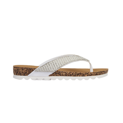Sunset White Flip Flop