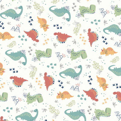 Pebblesaurus Cotton Swaddle