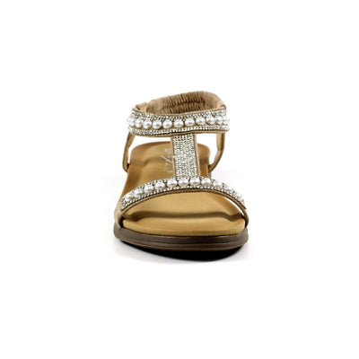 Tancy Beige Pearl Sandal