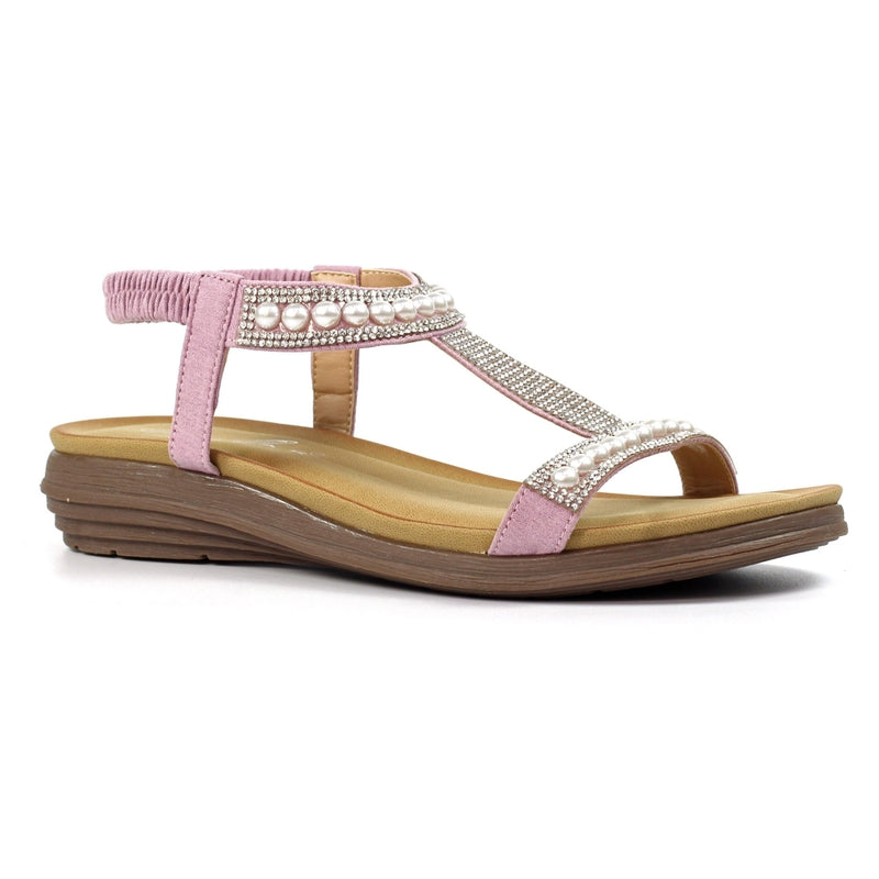 Tancy Lilac Pearl Sandal