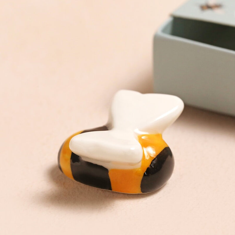 Bee Happy Matchbox Token