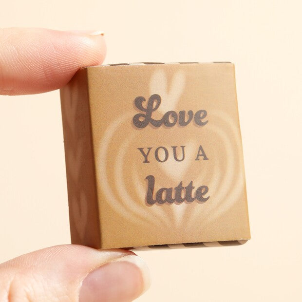 Love You A Latte Matchbox Token
