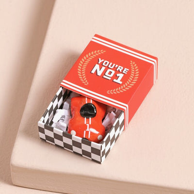 You're No.1 Racing Car Matchbox Token