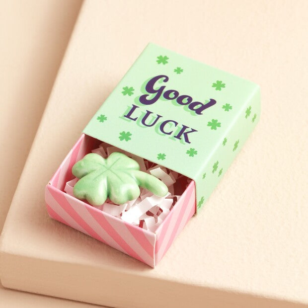 Good Luck Clover Matchbox Token