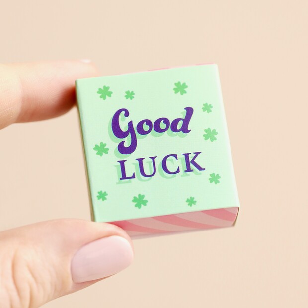 Good Luck Clover Matchbox Token