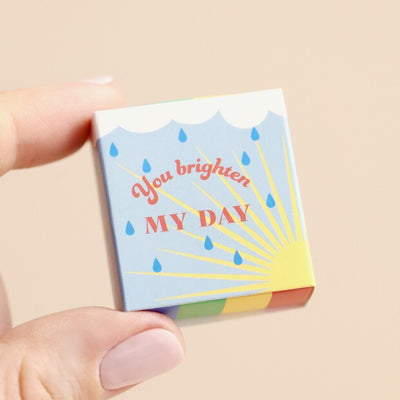 Brighten My Day Rainbow Matchbox Token