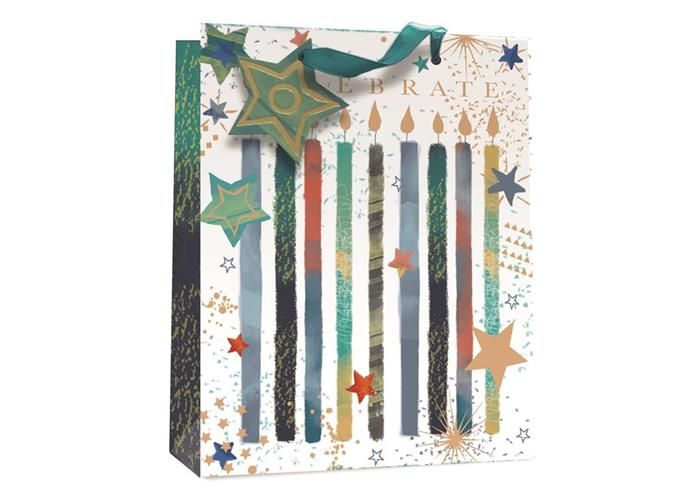 Celebrate Candles Medium Gift Bag