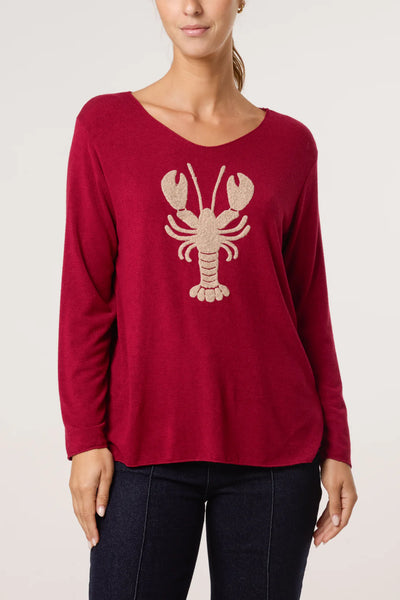 Lobster Soft Knit Jumper - More Colours Available