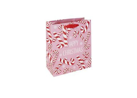 Candy Cane Medium Gift Bag