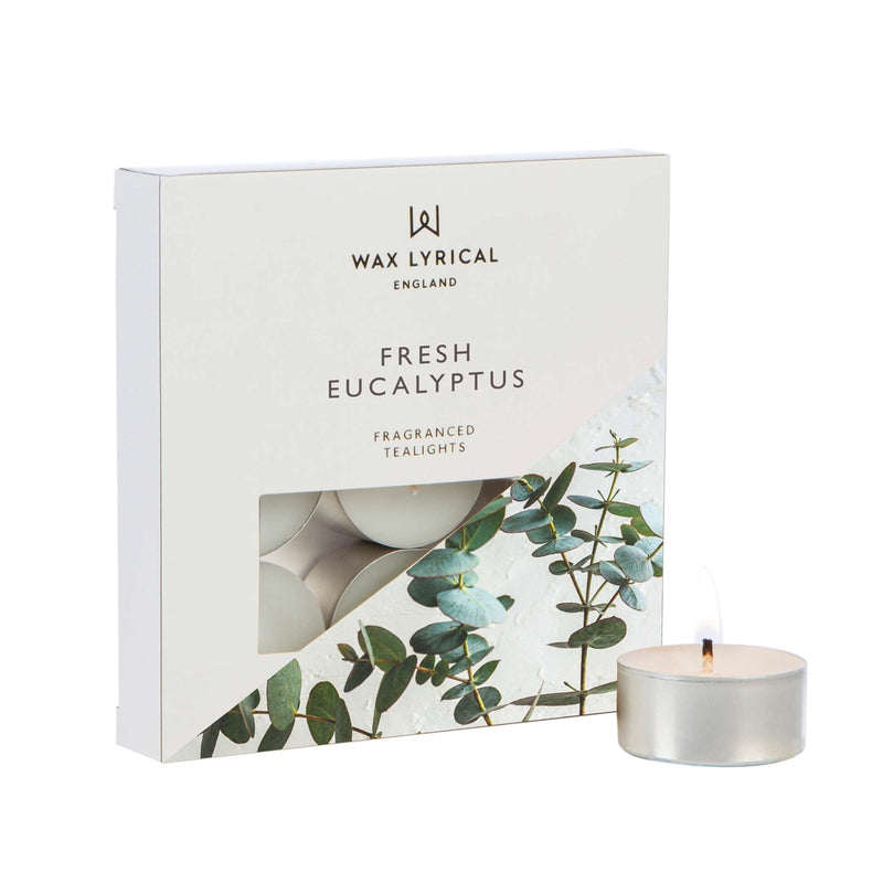 Fresh Eucalyptus Tealights Pack of 9