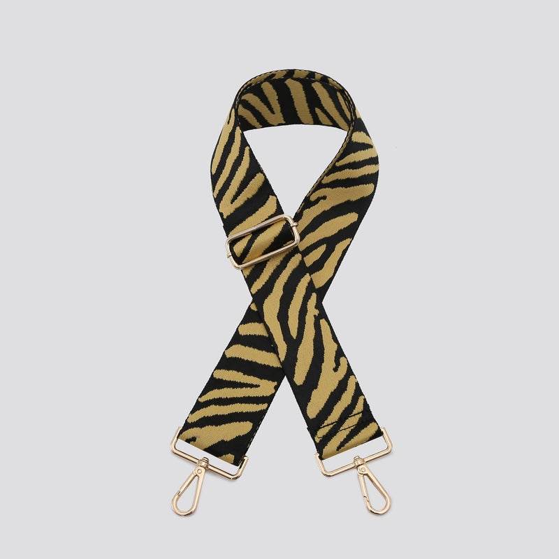 Mustard Yellow Zebra Bag Strap