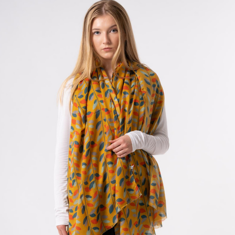 Mustard Leaves Scarf