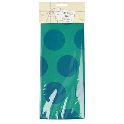 Blue Dot Ten Sheets Tissue Paper