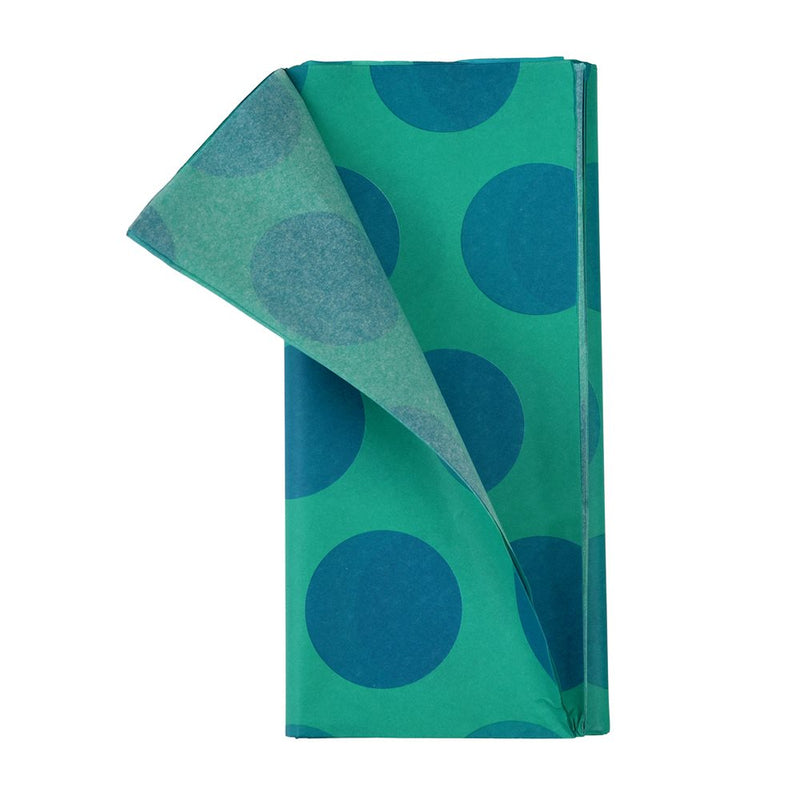 Blue Dot Ten Sheets Tissue Paper