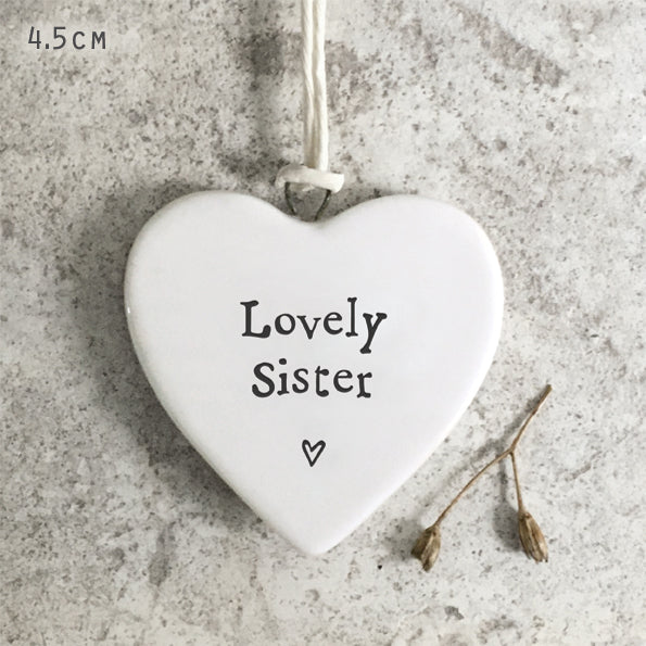 Lovely Sister Small Heart
