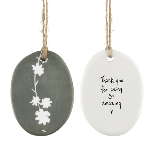 Thank You Amazing Oval Hanger