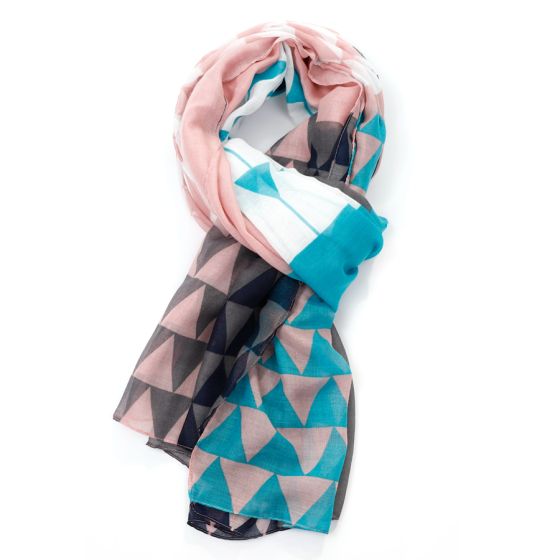 Patchwork Triangles Scarf