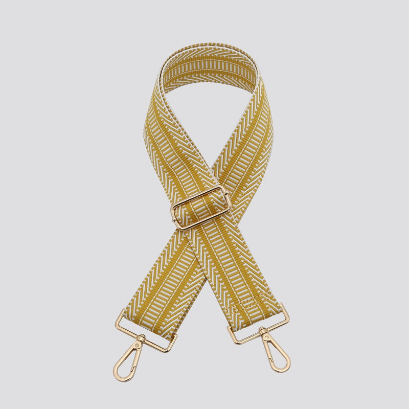 Mustard Yellow Aztec Bag Strap