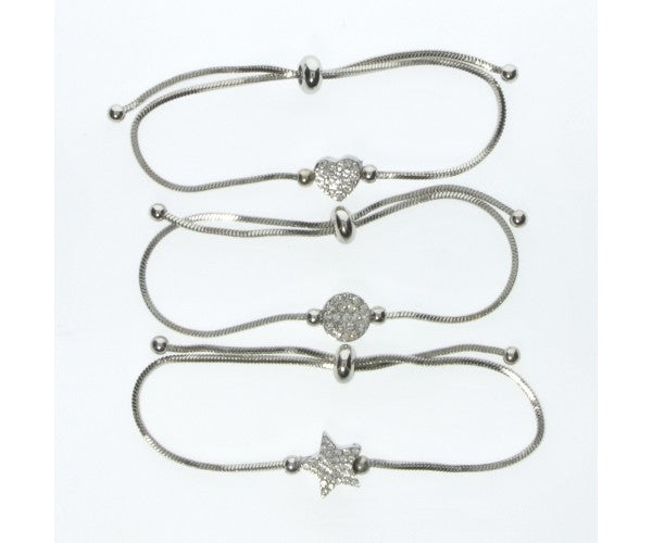 Diamond Adjustable Bracelets - Three Designs