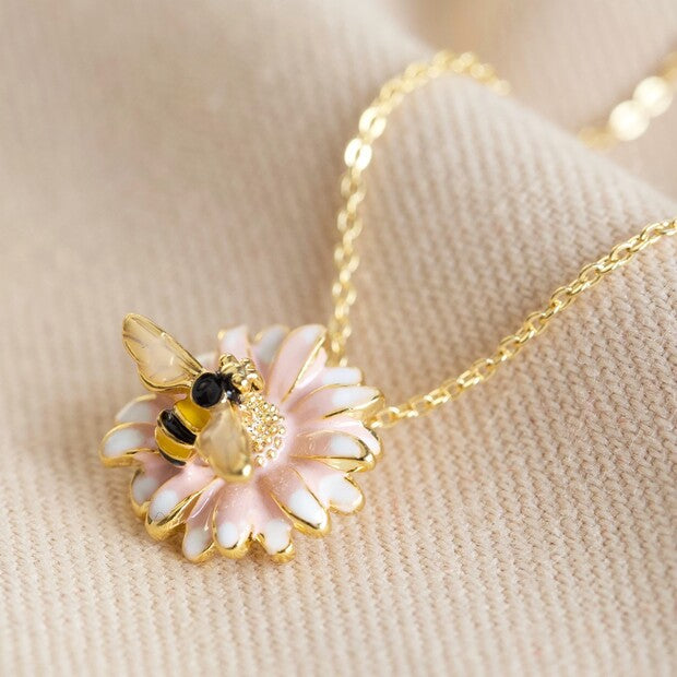 Bee & Daisy Gold Necklace