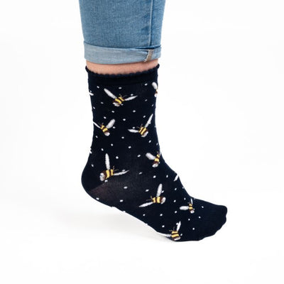 'Busy Bee' Bamboo Socks