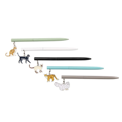 Assorted Pens With Cat