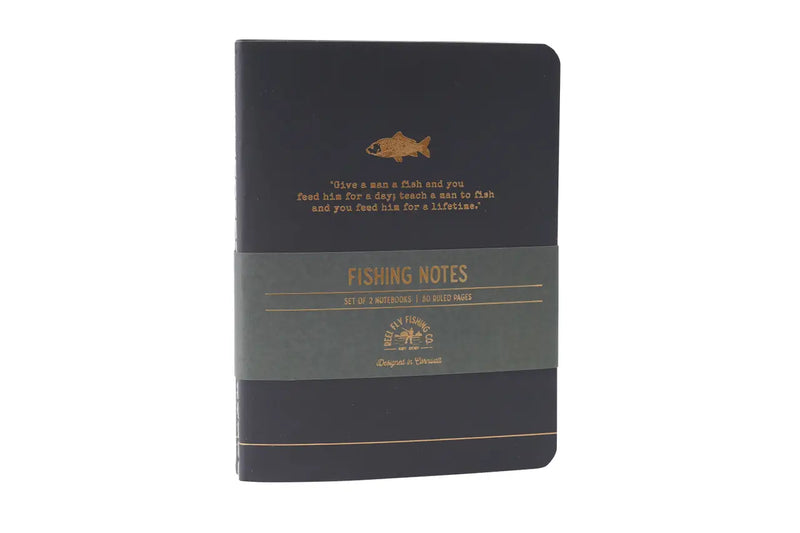 Set Of Two Fishing Notebooks